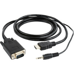 Gembird Καλώδιο HDMI Male to VGA Male 3m Black