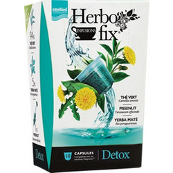 Intermed HerboFix Detox Ρόφημα με Αντιοξειδωτική & Αποτοξινωτική Δράση σε Κάψουλες Συμβατές με Μηχανές Nespresso 10 Τεμάχια