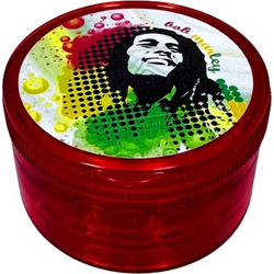 ΤΡΙΦΤΗΣ-GRINDER ΠΛΑΣΤΙΚΟΣ 55 Χ 35mm 3ΘΕΣΕΩΝ ΔΙΑΦΟΡΑ ΣΧΕΔΙΑ ΚΟΚΚΙΝΟΣ
