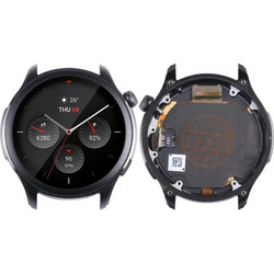 Γνήσια οθόνη LCD για Amazfit GTR 4 Digitizer Full Assembly με πλαίσιο (Μαύρο) (OEM)