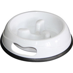 Pawise Slow Μπολ Πλαστικό Άσπρο 1000ml