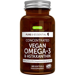 Igennus Vegan Omega 3 & Astaxanthin Algae Oil 180 Κάψουλες