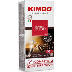 Kimbo Κάψουλες Espresso Napoli Συμβατές με Μηχανή Nespresso 10τμχ