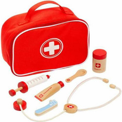Toy Medical Case with Accessories Molto Wood (7 pcs)