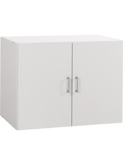 HomeMarkt Δίφυλλo Πατάρι Ντουλάπας Λευκό 80.2x42x60cm HM350.05