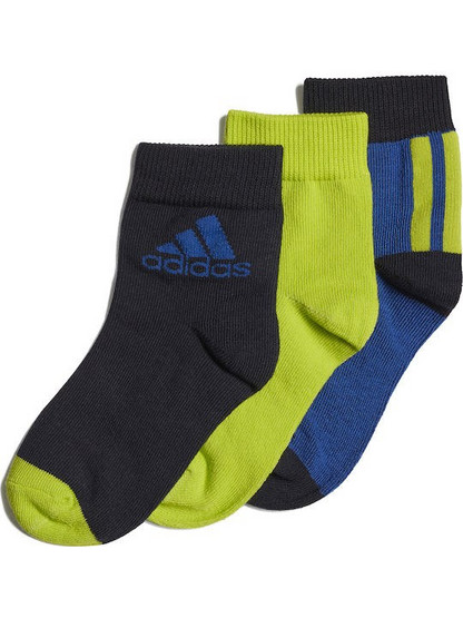 Adidas Παιδικές Κάλτσες Μακριές Μπλε 3 Ζευγάρια