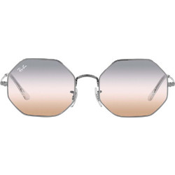Ray-Ban RB1972 004/GC Γυαλιά Ηλίου Πολυγωνικά Μεταλλικά Ασημί με Aσημί Degradee Φακό