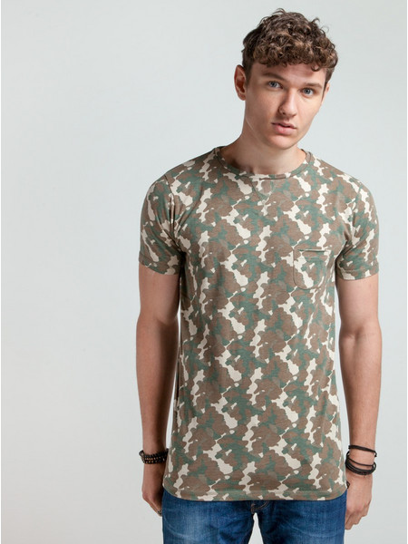 Dstrezzed Crew Neo Camo Jersey Tee (202256)