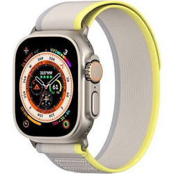 Dux Ducis OceanWave Version Λουράκι Σιλικόνης Yellow (Apple Watch 42 / 44 / 45mm)