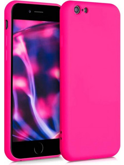 Back Cover Θήκη Λεπτής Σιλικόνης Matte για iPhone 6/ 6s Φούξια