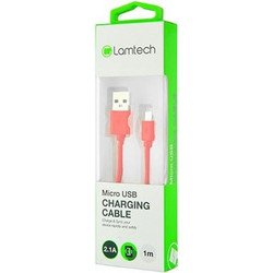 Lamtech Datacable Micro USB 1m Red