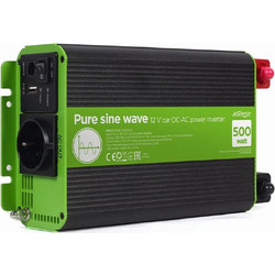 ENERGENIE 12V PURE SINE WAVE CAR DC-AC POWER INVERTER 500W