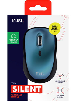 Trust Yvi+ Ασύρματο Mini Ποντίκι Blue