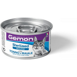 Monge Gemon Sterilised Mousse with Tuna & Pork 85gr