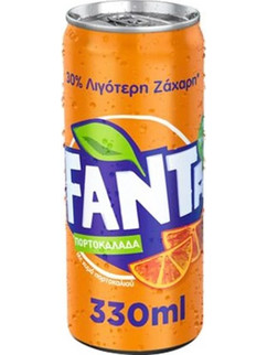 Fanta Πορτοκαλάδα Κουτι 330Ml (49)