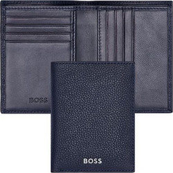 ...Classic Grained Folding card holder navy HLE416N