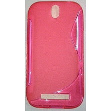 Θήκη TPU Gel S-Line για HTC Οne SV Ροζ (OEM)