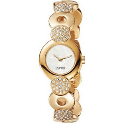 Esprit Slimn Shiny Gold Γυναικείο Ρολόι με Χρυσό Μεταλλικό Μπρασελέ ES100962001
