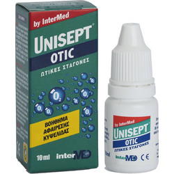 InterMed Unisept Otic Ωτικές Σταγόνες για Αφαίρεση Κυψελίδας 10ml