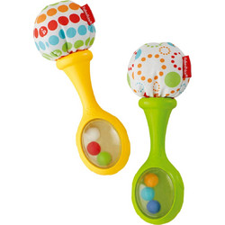 Fisher-Price Rattle 'n Rock Σετ Υφασμάτινες Κουδουνίστρες Μαράκες για 3+ Μηνών