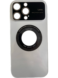 Luxury Magnetic Card Holder Magsafe Phone Case For iPhone 14 Pro Max White