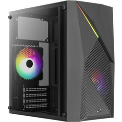 Aerocool Raider Mini V3 Black Gaming Mini Tower Κουτί Υπολογιστή RGB με Πλαϊνό Παράθυρο