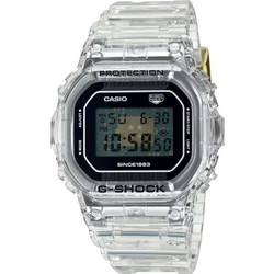 Casio Ψηφιακό Ανδρικό Ρολόι Χρονογράφος με Λευκό Λουράκι DW-5040RX-7ER