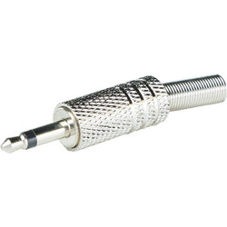 Adapter Jack 3.5 Mono Male Metallic Plug Τελικό Βύσμα Μεταλλικό Μονοφωνικό Ήχου D011N