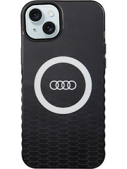 Audi IML Big Logo MagSafe case for iPhone 15 Plus / 14 Plus - black