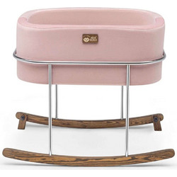 Κούνια Βρεφική Hier 676HDS1138 90x58x70cm Pink-Silver Βρεφικό