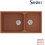 Sanitec Classic 307 Επικαθήμενος Νεροχύτης Γρανίτη Αντιστρεφόμενος Ματ Granite Terracotta 92x51cm