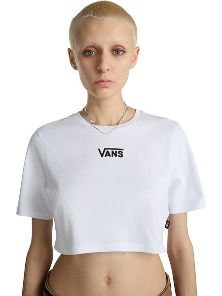 VANS FLYING V CREW CROP II VN000GFFWHT-WHT Λευκό