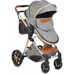 Cangaroo Alma Καρότσι Μωρού 2 σε 1 Dark Grey