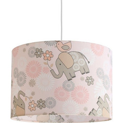 Παιδικό Φωτιστικό Κρεμαστό Elephants 35x24cm Ε27 Pink Veis