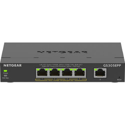 Netgear GS305EPP Managed L2 Switch με 4 Θύρες Ethernet 1Gbps
