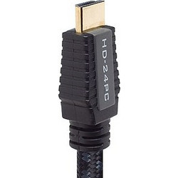 Pangea Καλώδιο HDMI 1.4 Braided HDMI Male to HDMI Male 10m Black HD-24PC