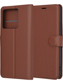 Techsuit Leather Folio - θήκη για Xiaomi 13T - Καφέ