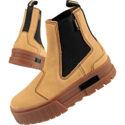 Puma Mayze Γυναικεία Μποτάκια Chelsea Suede Ταμπά 382829-04
