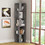 Megapap Piano Γωνιακή Βιβλιοθήκη 31,4x31,4x158,9cm GP037-0155,5