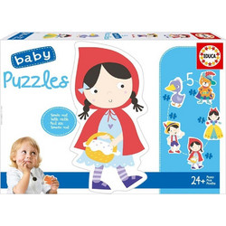 Παιδικό Puzzle Educa Red Riding Hood 3 + 2x4 + 2x5 Κομμάτια