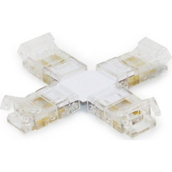 Μούφα σταυρός για μονόχρωμες ταινίες led smd 8mm - 30-3202