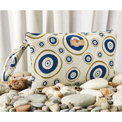 WhiteEgg Z/148-4 Γυναικείο Νεσεσέρ Παραλίας 31x4x19cm Μπεζ