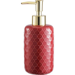 Dispenser Glamour σε χρώμα μπορντώ με χρυσή αντλία