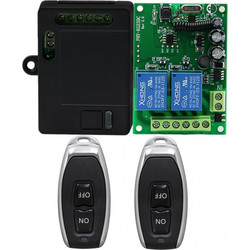 Δικάναλος Δέκτης Εντολών KIT Με 2 Κοντρόλ KG1285V (12V εως 85V)