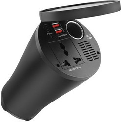 Amio - INVERTER ΠΟΤΗΡΟΘΗΚΗΣ 12230V max150W-peak300W ΜΕ 2 USB 4800mA ΚΑΙ ΑΝΤΑΠΤΟΡΑ ΑΝΑΠΤΗΡΑ 12V - 1 τεμ. (02469/AM)