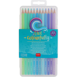 Legami Live Colourfully Ocean Ξυλομπογιές Σετ 12τμχ
