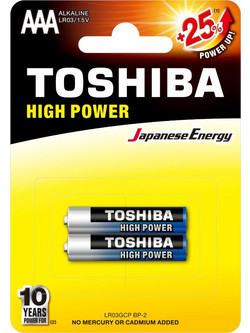 Toshiba High Power AAA 2τμχ