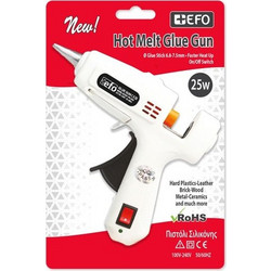 Πιστόλι Σιλικόνης +EFO 25W λευκό 121507