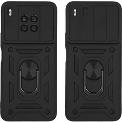 Sonique Ring Armor CamPro Θήκη (Honor 50 Lite / Nova 8i) Μαύρο