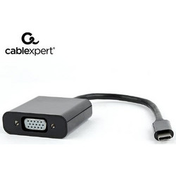 CABLEXPERT USB-C TO VGA ADAPTER BLACK